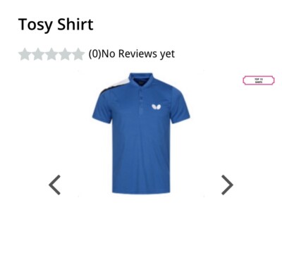 Table tennis shirt (tosy  shirt)