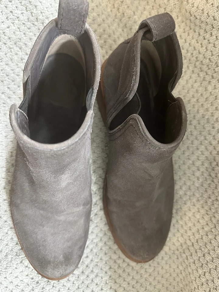 Botines de gamuza para mujer Tory Burch - gris púrpura talla 7 Foto 4 de 4