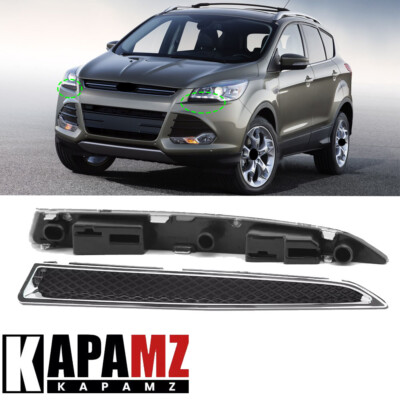 #ad #ad 2PCS Left amp; Right Headlight Lower Trim Moulding For Ford Escape 4 Door 2013 2016 $13.79