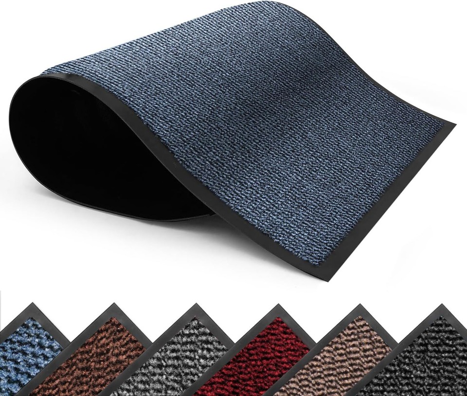 Large Non-Slip Barrier Door Mat - Heavy Duty Floor Tiles For Kitchen, Hallway, UK