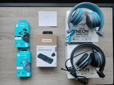 (Lot of 5) Jlab, Lenovo, Wireless Earbuds Headphones, Wired, (Brand NEW)