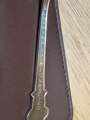 Cuchara de recuerdo vintage Rolex Lucerna coleccionable Bucherer de Suiza CB - Imagen 9 de 17