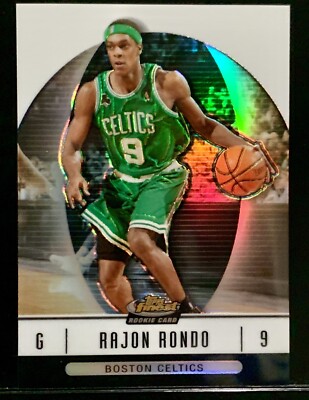RAJON RONDO 2006-07 TOPPS FINEST ROOKIE BLACK REFRACTOR /99 | eBay