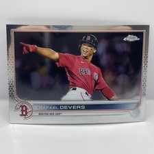 2022 Topps Chrome Baseball Rafael Devers Base #171 Boston Red Sox