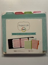 Project Life Planner Pages 108 Planner Pages 12 Tab Month Dividers 2014 Edition