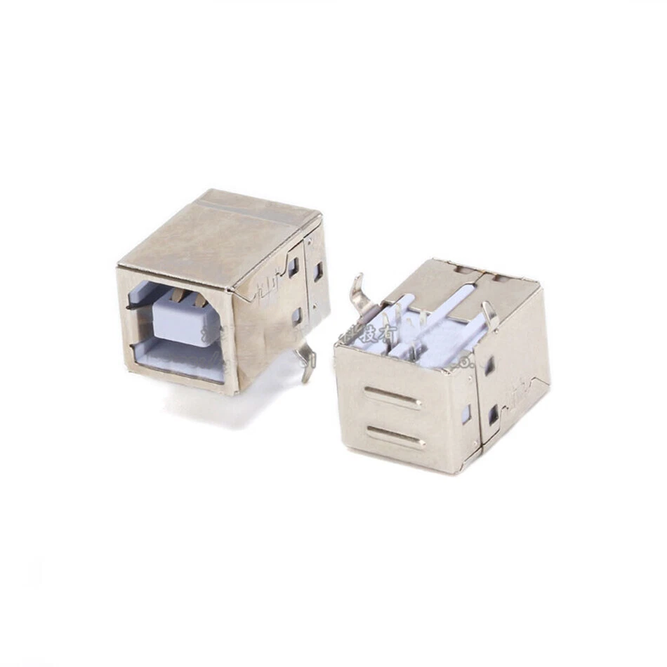 USB Socket PCB Connectors A/B Female Printed Circuit Board Horizontal Mounting - Image 4 of 4