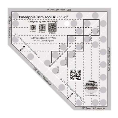 Creative Grids Pineapple Trim Tool Mini CGRJAW3MINI