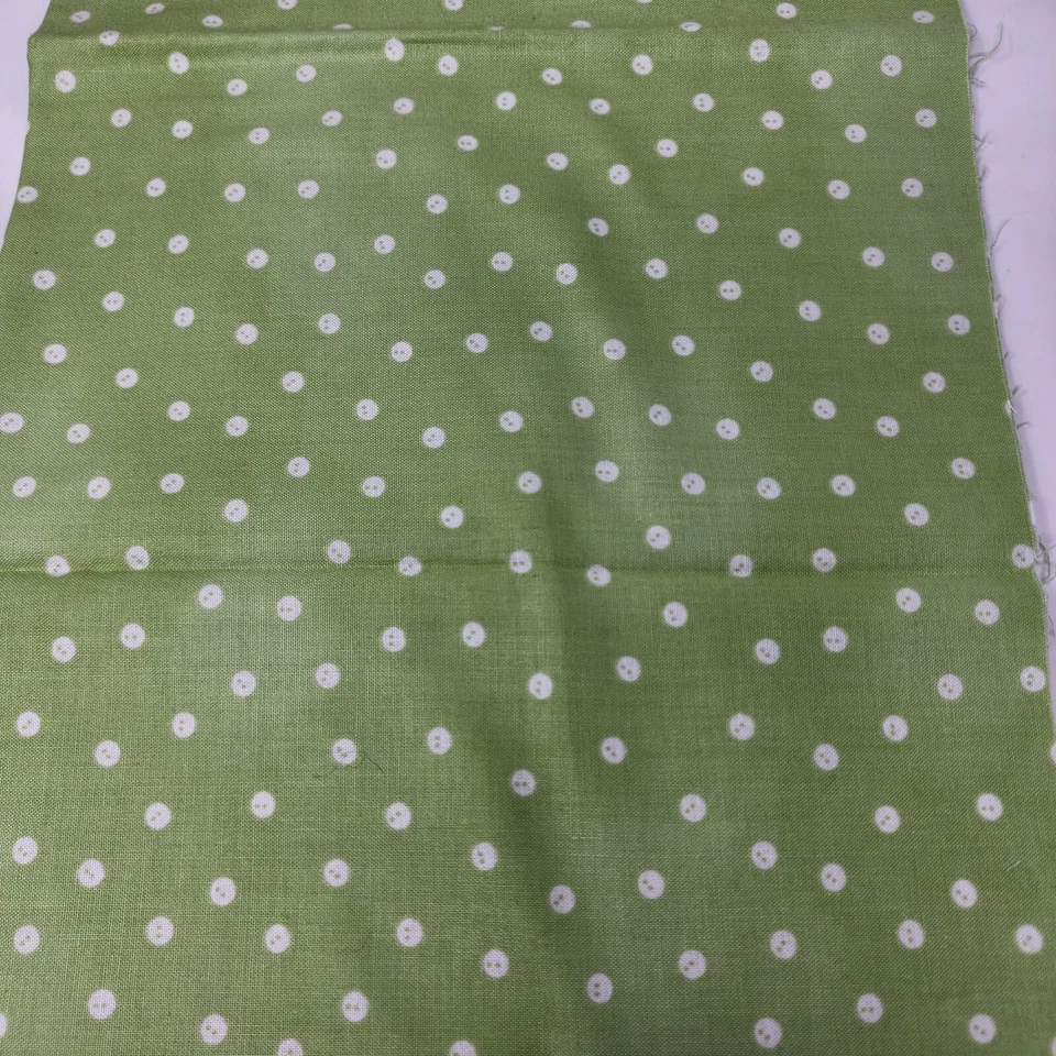 Green Button Tidings of Great Joy J. Wecker 1/2 Yard Quilting Treasures Fabric - Image 4 of 4