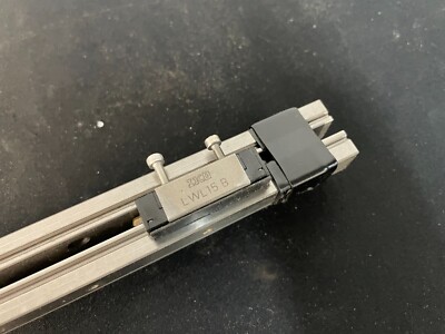 Lot of 2 23 1/2'' IKO LWL15B Linear Gude Rails w/ 2 Carriages