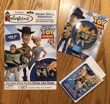 Disney Toy Story4 lot Of 3 Colorform Sticker, Jumbo Playing Cards  Nightlight