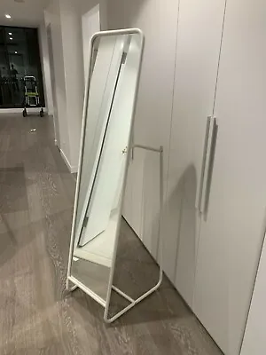 Ikea Knapper Standing Mirror White, Ikea Floor Mirrors Australia
