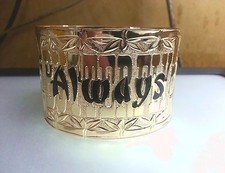 30MM 14K YELLOW GOLD HAWAIIAN CUSTOM HAND ENGRAVED PERSONALIZED BANGLE 6.5-9.0
