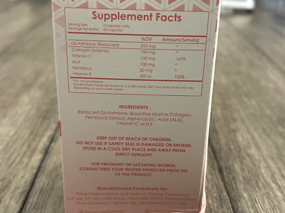 lumi glutathione ingredients Beauty Vault LUMI 24H Glutathione Capsules, 60 Capsules (US Seller)