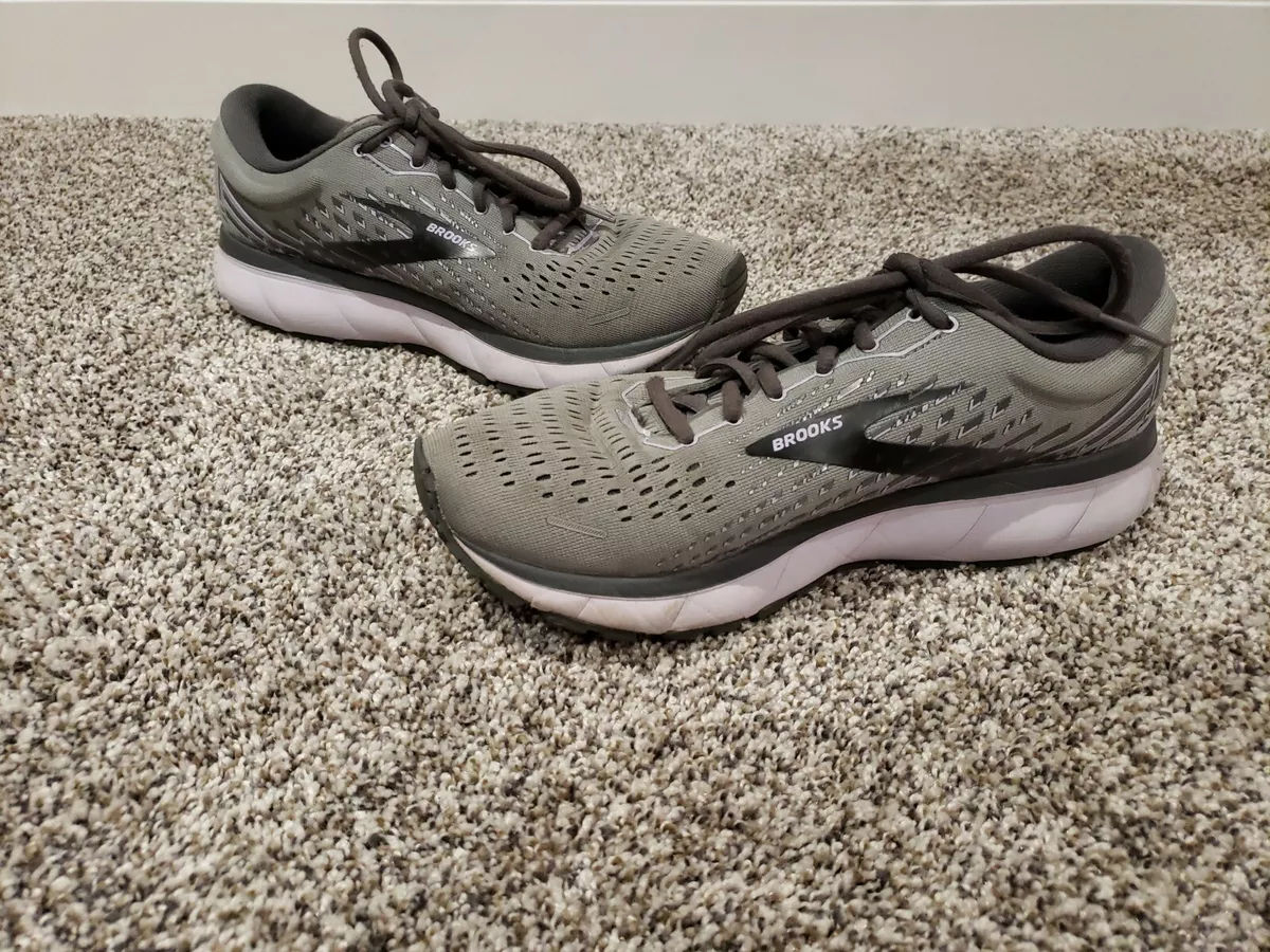 Brooks Womens Ghost 13 1203381B084 Grey Mesh Running Shoes Size 9.5 No Insoles