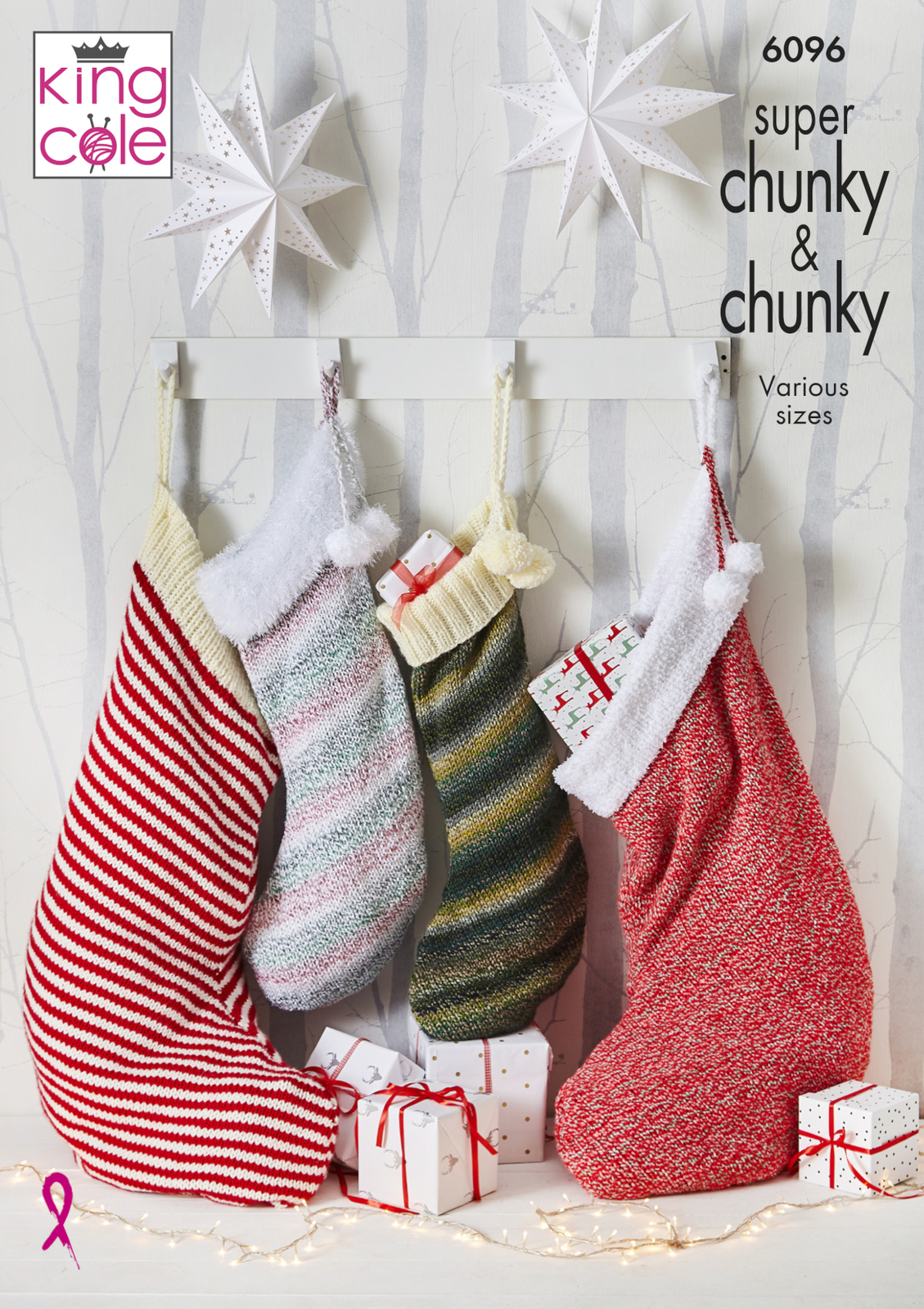 King Cole Chunky & Super Chunky Knitting Pattern for Christmas Stockings (6096) - Image 7