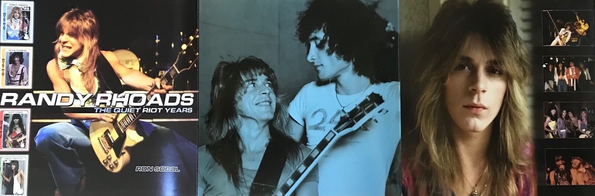 RANDY RHOADS QUIET RIOT YEARS 188 PAGE BOOK * GIANT