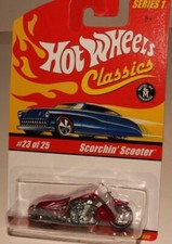 HOT WHEELS CLASSICS #23 SCORCHIN' SCOOTER, 1:64, NIB, LOT C