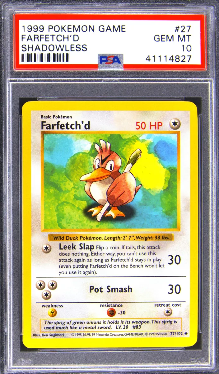 Farfetch'd - Base Set Shadowless - Pokemon