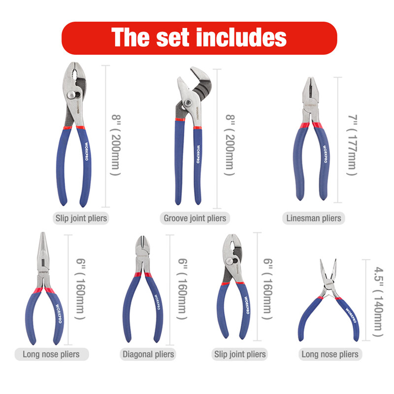 WORKPRO 7PCS 4.5