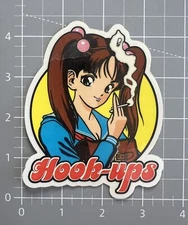 Hook Ups Sticker School Girl Sakura Smoke