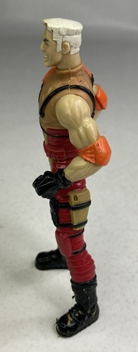 Vintage 1997 4” Hasbro G. I. Joe with Red Pants Black Boots & Gray Hair - Picture 4 of 7