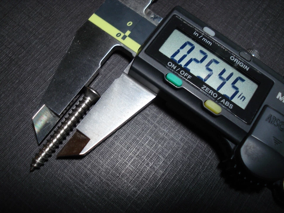 90 pcs #8 w/#6 phillips oval garnish moulding screws stainless for Plymouth - Image 3 of 3