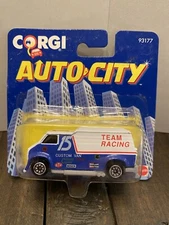 Vintage Corgi Auto City Custom Van Team Racing STP 1/64 Diecast Mattel 1993