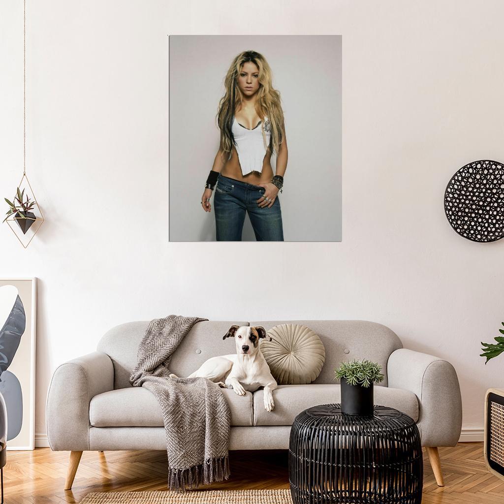なずな/ポスター 527515 SHAKIRA Hollywood Celebrity Photo 36x24 WALL PRINT