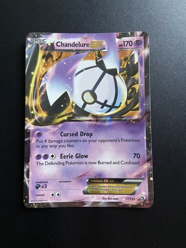 Chandelure EX - Legendary Treasures 77/113 - Pokémon TCG