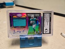 2022 Certified Erik Ezukanma Pink Mirror Freshman RC Patch Auto /249 CGC 9.5