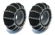 OakTen Set of Two Snow Tire Chain Fits Tire Size 18x6.5x8 18x8.5x8 2-Link