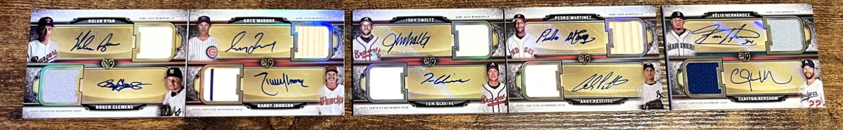 DIEGO PITUCA 選手カード 3枚セット 2024 Topps Triple Threads Deca PITCHERS Auto Relic Combo Booklet
