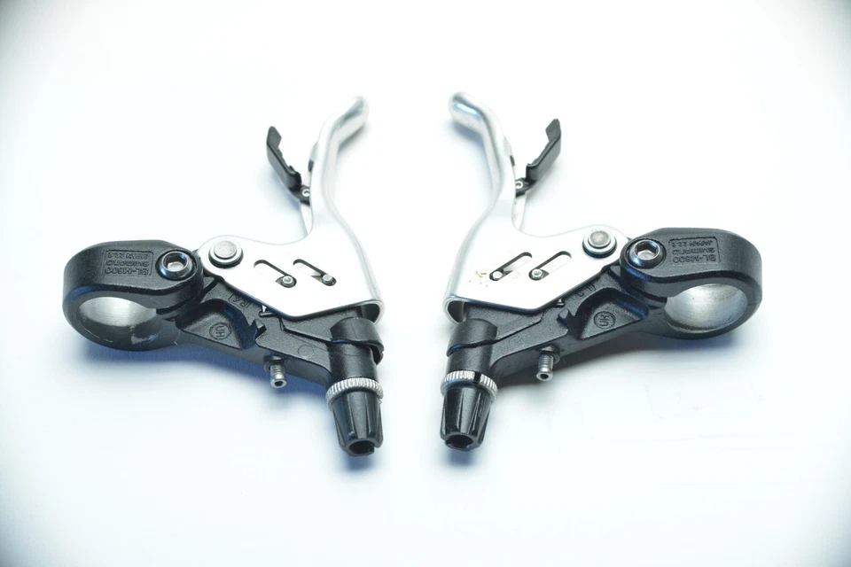 BICICLETA DE ACCIÓN SHIMANO LX SERVO-WAVE SLR PALANCAS DE FRENO VOLADIZO DE COLECCIÓN BL-M600 Foto 3 de 4