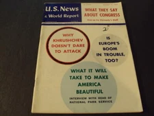 US News World Report Aug 13 1962 National Parks, Khrushchev ID:63623