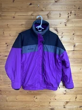 Columbia Bugaboo '90s Vintage Purple Full Zip Jacket Women's S Small 3-in-1
