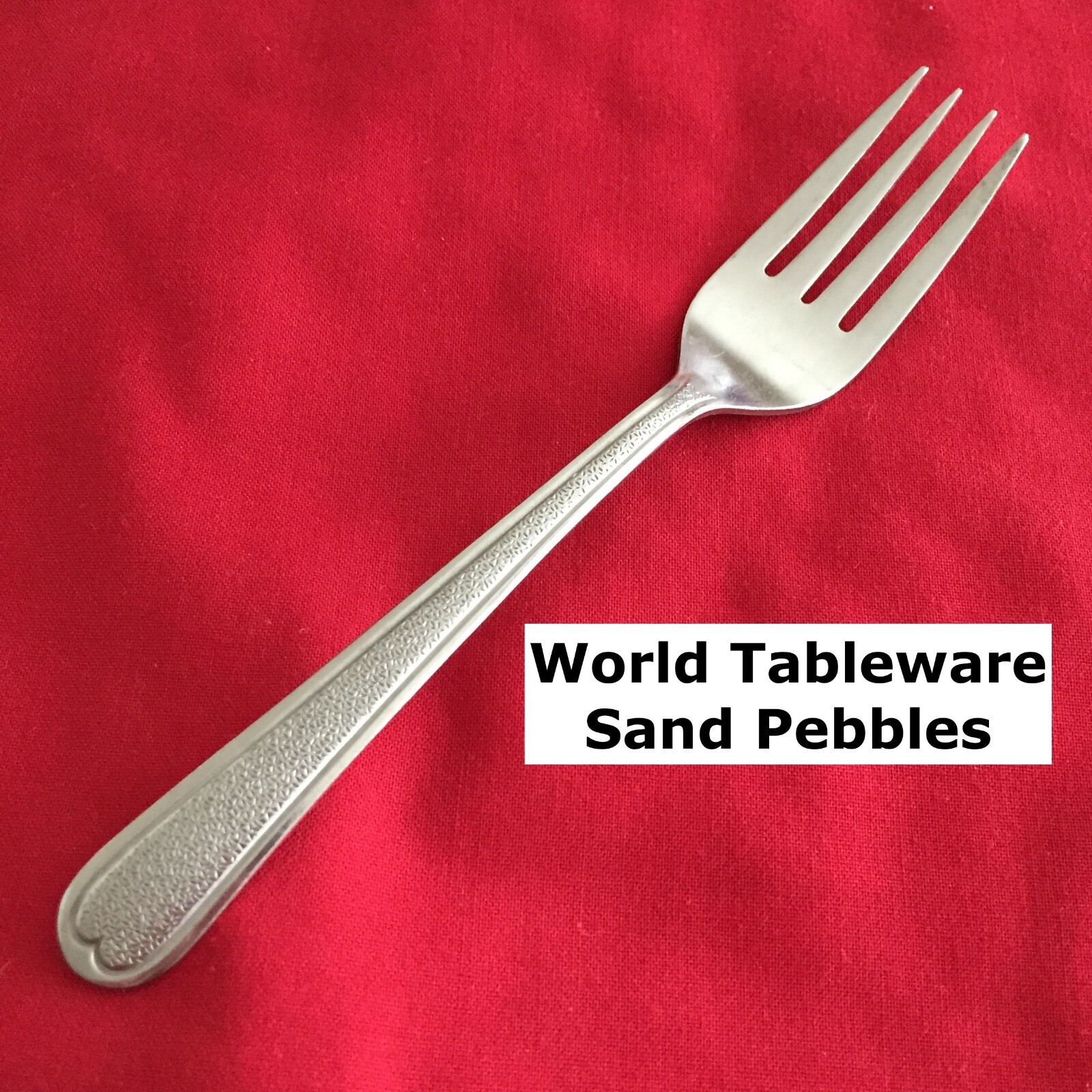 World Tableware SAND PEBBLES Salad Fork 6 3/8