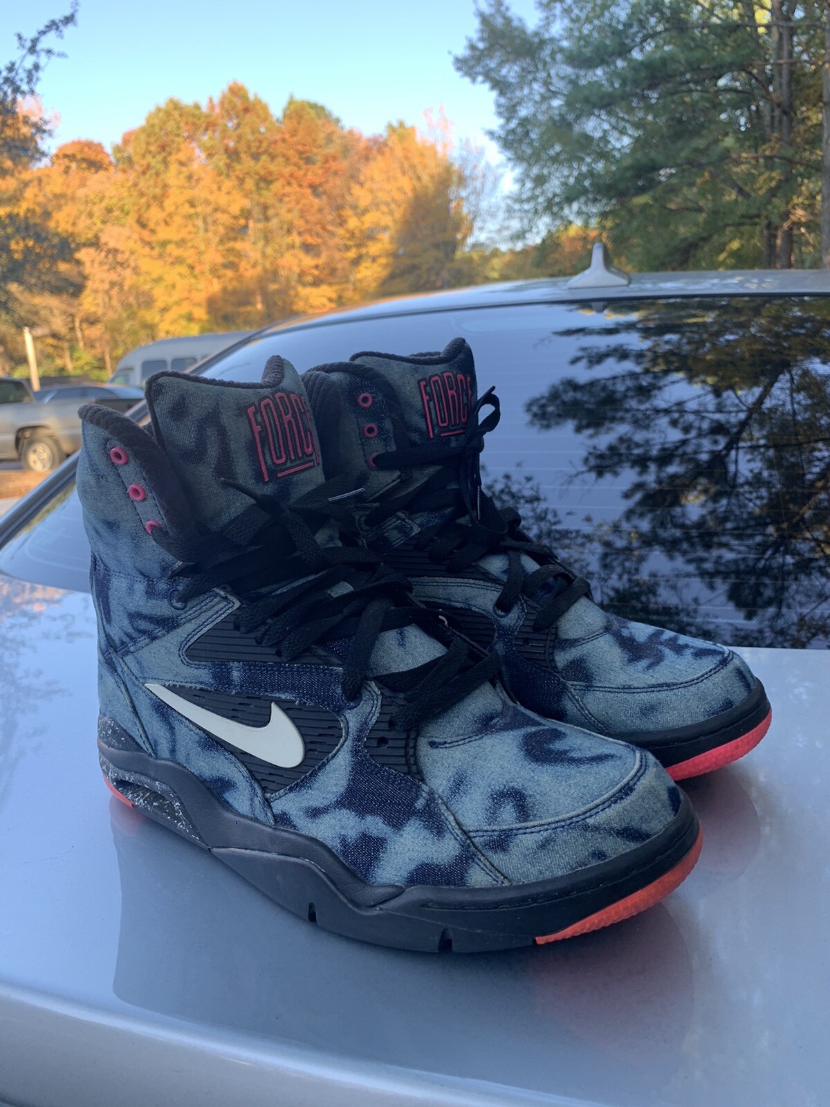 nike air command force acid wash