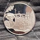 925 Sterling silver round. Jacques Carter