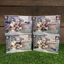 2025 Topps Chrome NFL Football Value Blaster Box SEALED IN HAND SHIPS ASAP