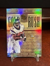 ADRIAN PETERSON 2011 GOLD STANDARD GOLD RUSH /299 No. 6 NFL Vikings