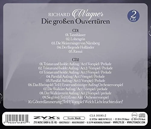 Richard Wagner Richard Wagner: Die großen Ouvertüren / Great Overture's (CD) - Bild 2 von 4