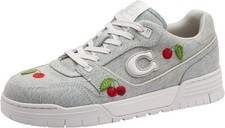 Coach Denim SoHo Sneaker with Cherries 8.5 B