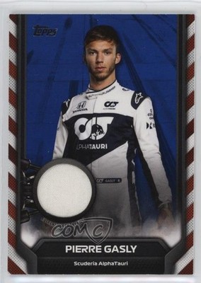 2021 Topps Formula 1 F1 Relics Blue /99 Pierre Gasly #F1R-PG u0u