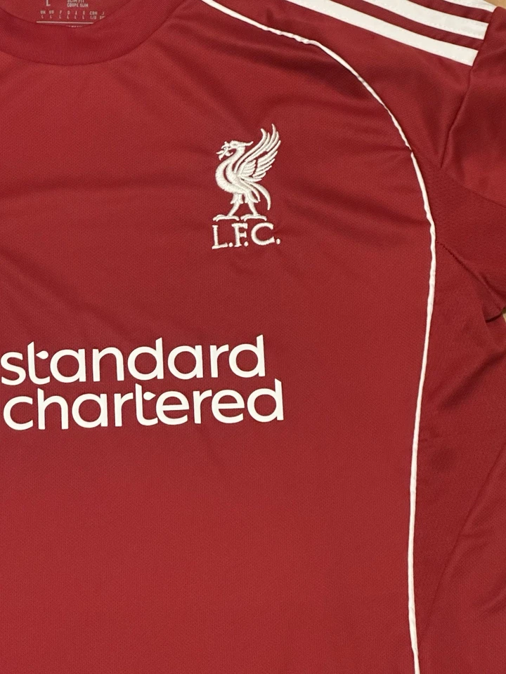 adidas Maillot Liverpool domicile 2025-2026 homme manches courtes rouge Taille L - Photo 2/4