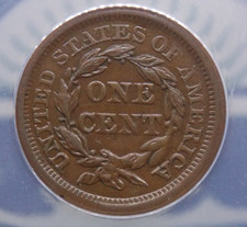 1857 Year Braided Hair Large Cents (1839-1857) for sale | eBay