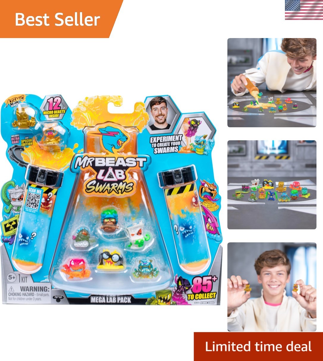 Exciting MrBeast Swarms: 12-Pack with Limited Edition Silver