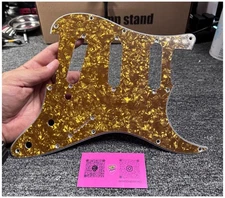 SSS 11-Hole Strat Guitar Pickguard & Screws USA/Mexican - Ships from US