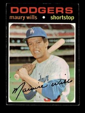 1971 Topps Set Break #385 Maury Wills EX-EX/MT *BNCARDS*