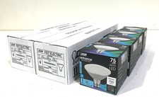 12PK Feit Electric 75W Equiv PAR30 Short Neck Dimmable Flood Light Bulb 5000K