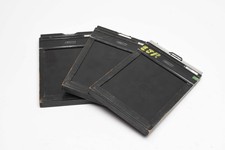 3X Fidelity wood 4x5 Film Holders, Good Condition